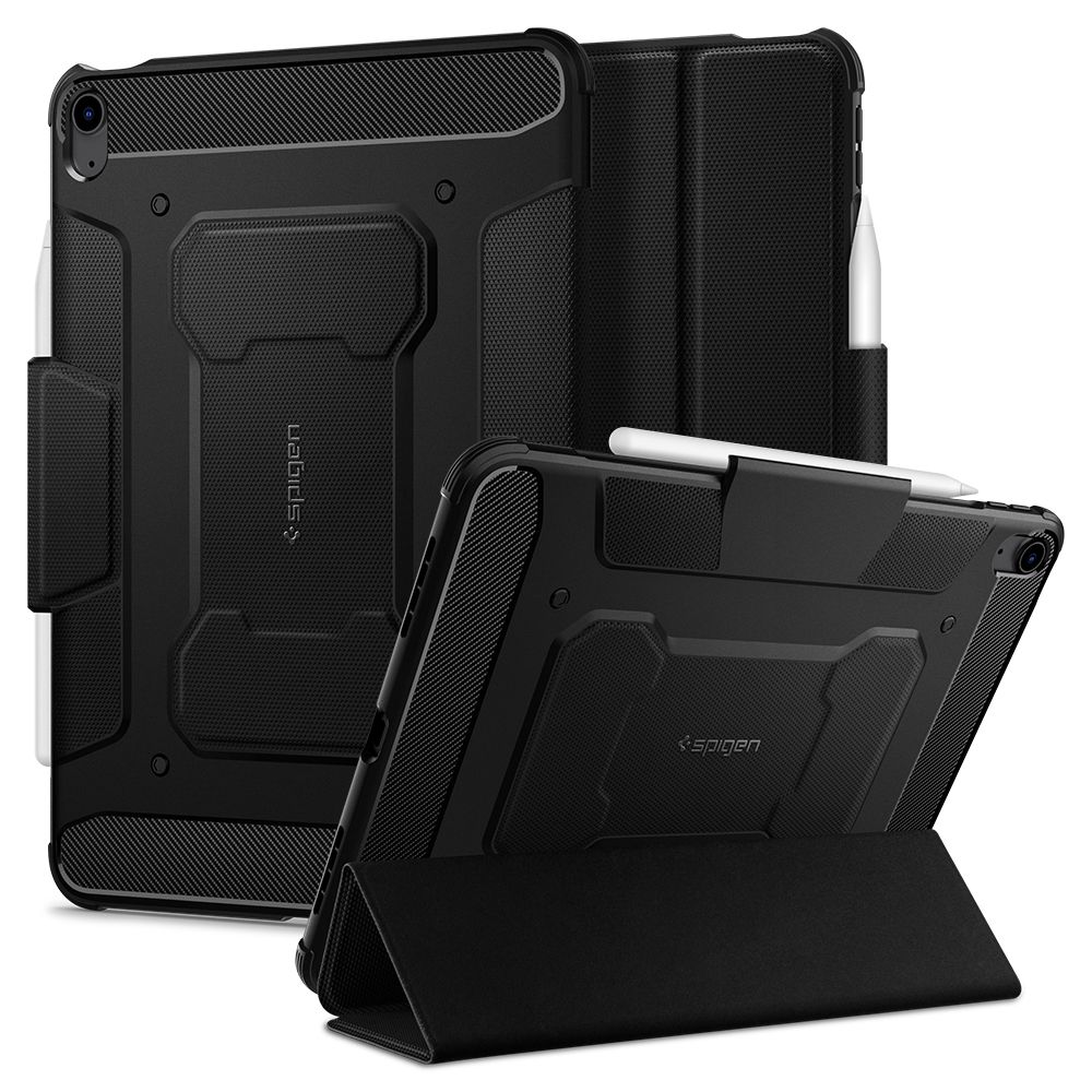 Spigen - Rugged Armor Pro - Apple iPad Air 4 (2020) - Black