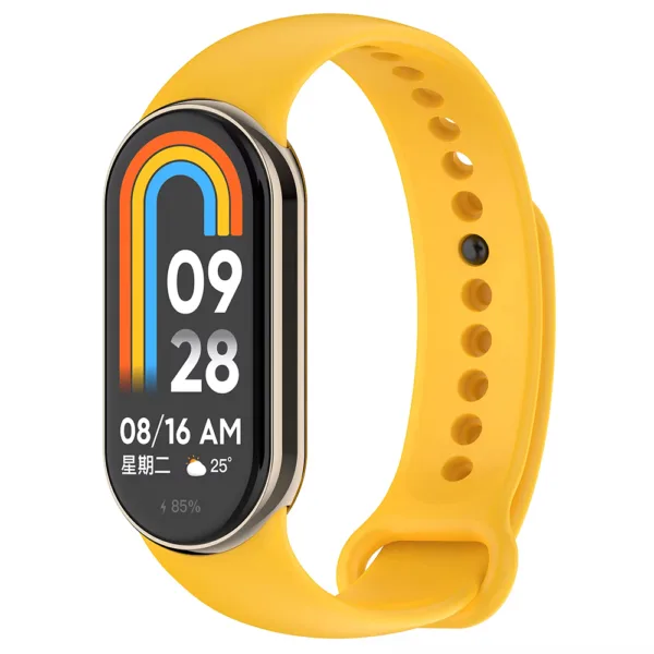 Techsuit - Watchband (W014) - Xiaomi Mi Band 8 / 8 NFC / 9 / 9 NFC - Yellow