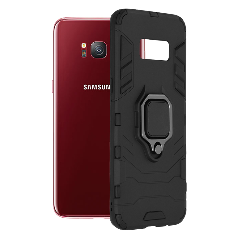 Techsuit - Silicone Shield - Samsung Galaxy S8 - Black