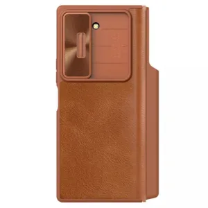 Nillkin - Qin Pro Leather Case - Samsung Galaxy Z Fold6 - Brown