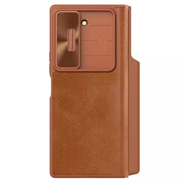 Nillkin - Qin Pro Leather Case - Samsung Galaxy Z Fold6 - Brown