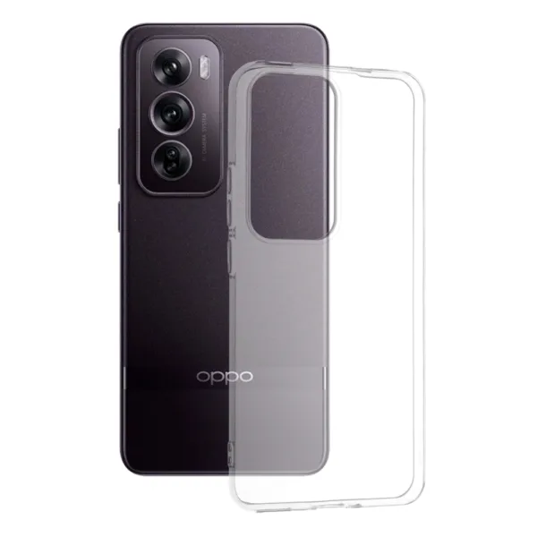 Techsuit - Clear Silicone - Oppo Reno12 Pro - Transparent