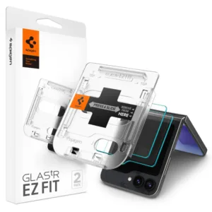 Spigen - Glas.tR EZ-FIT (2 pack) - Samsung Galaxy Z Flip6 - Clear