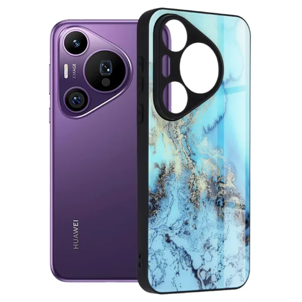 Techsuit - Glaze Series - Huawei Pura 70 Pro - Blue Ocean