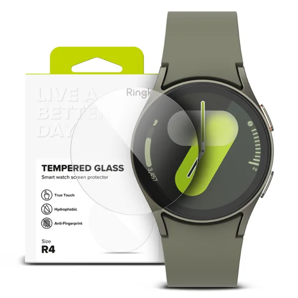 Ringke - Tempered Glass R4 (4 pack) - Samsung Galaxy Watch7 40mm - Clear