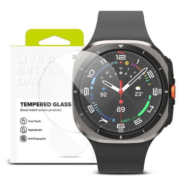 Ringke - Tempered Glass R10 (4 pack) - Samsung Galaxy Watch Ultra 47mm - Clear