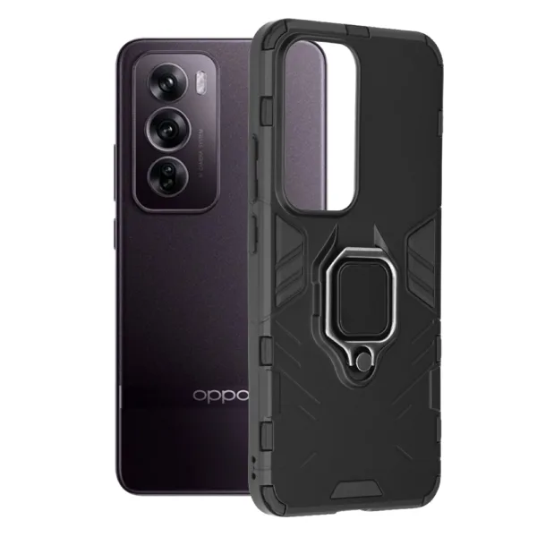 Techsuit - Silicone Shield - Oppo Reno12 Pro - Black