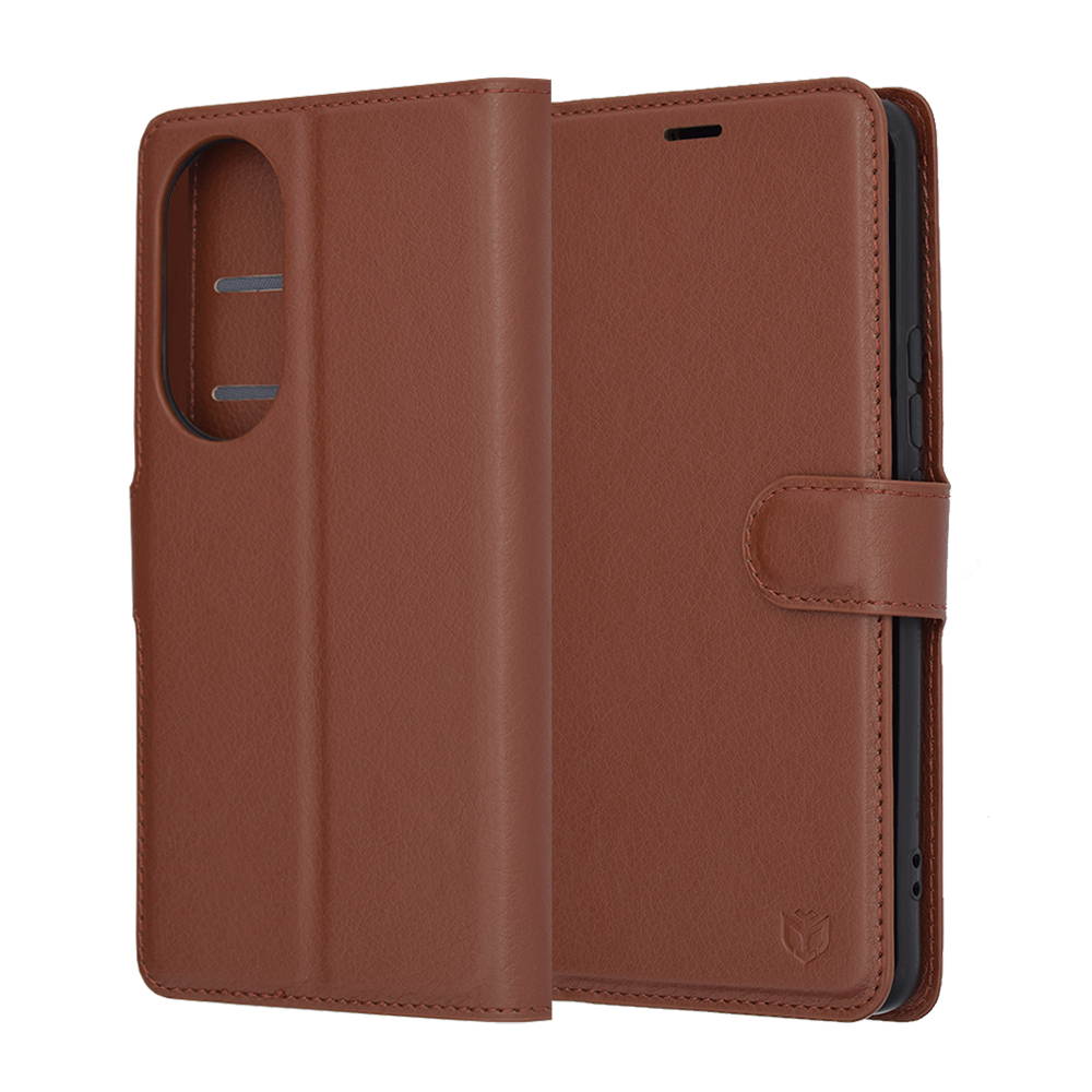 Techsuit - Leather Folio - Honor 90 - Brown