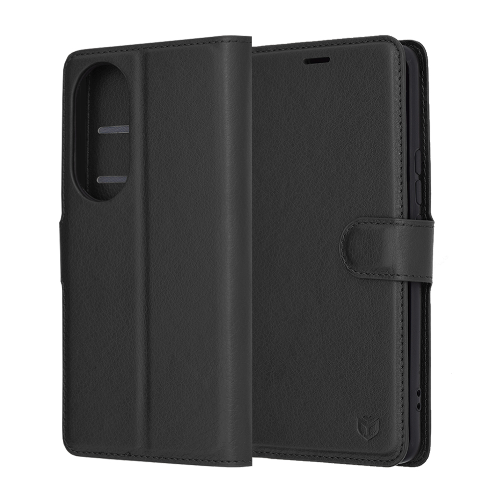 Techsuit - Leather Folio - Honor 90 - Black