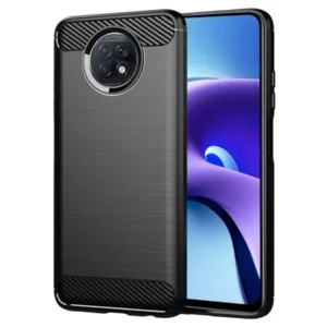 Techsuit - Carbon Silicone - Xiaomi Redmi Note 9T - Black