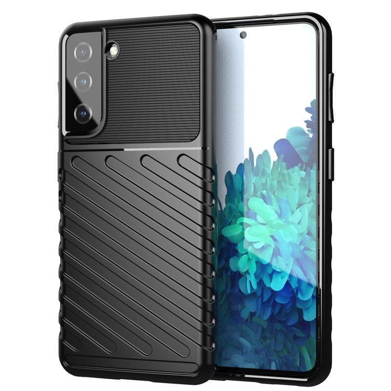 Thunder Case case for Samsung Galaxy A14 5G silicone armor case black