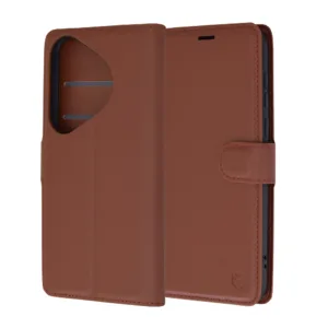 Techsuit - Leather Folio - Huawei Pura 70 - Brown