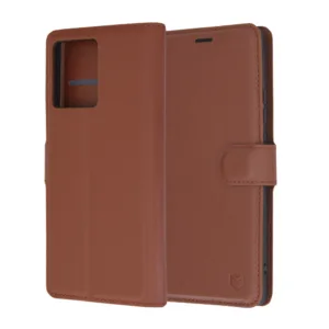 Techsuit - Leather Folio - Motorola Edge 50 Ultra - Brown