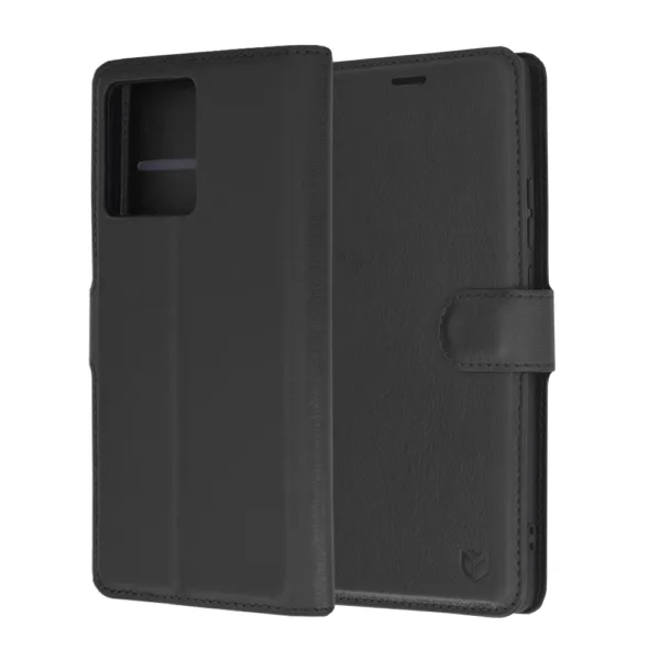 Techsuit - Leather Folio - Motorola Edge 50 Ultra - Black