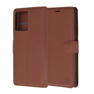 Techsuit - Leather Folio - Motorola Edge 50 Pro - Brown