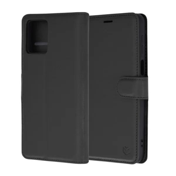 Techsuit - Leather Folio - Motorola Moto G54 Power Edition / G64 - Black