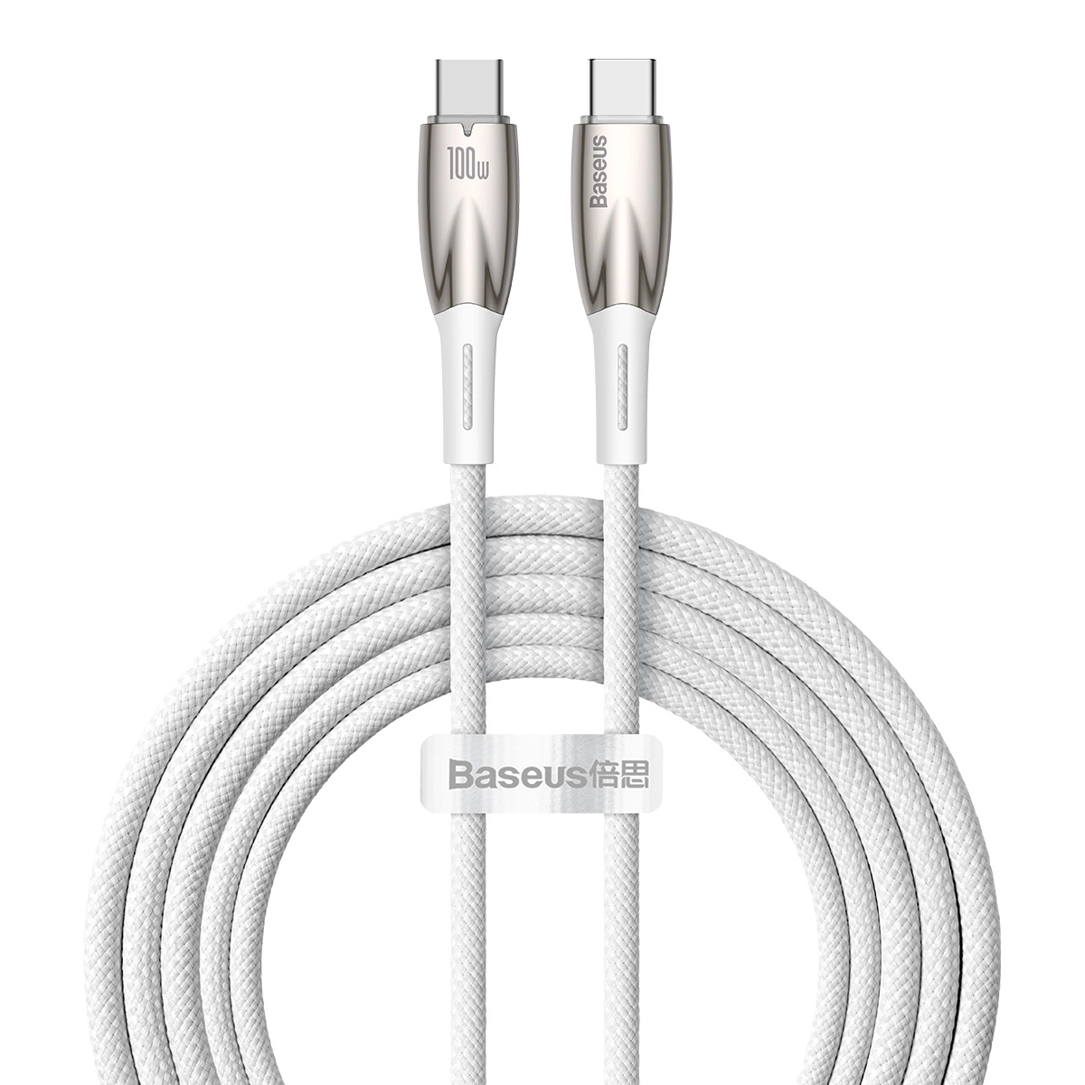 Baseus CADH000802 USB-C - USB-C PD cable 100W 5A 480Mb/s 2m - white