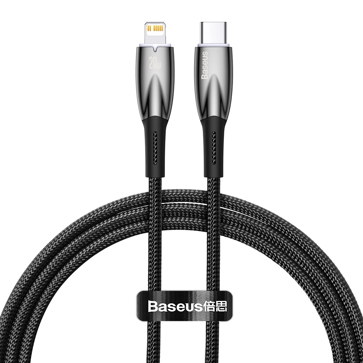 Baseus CADH000001 Lightning - USB-C PD cable 20W 480Mb/s 1m - black