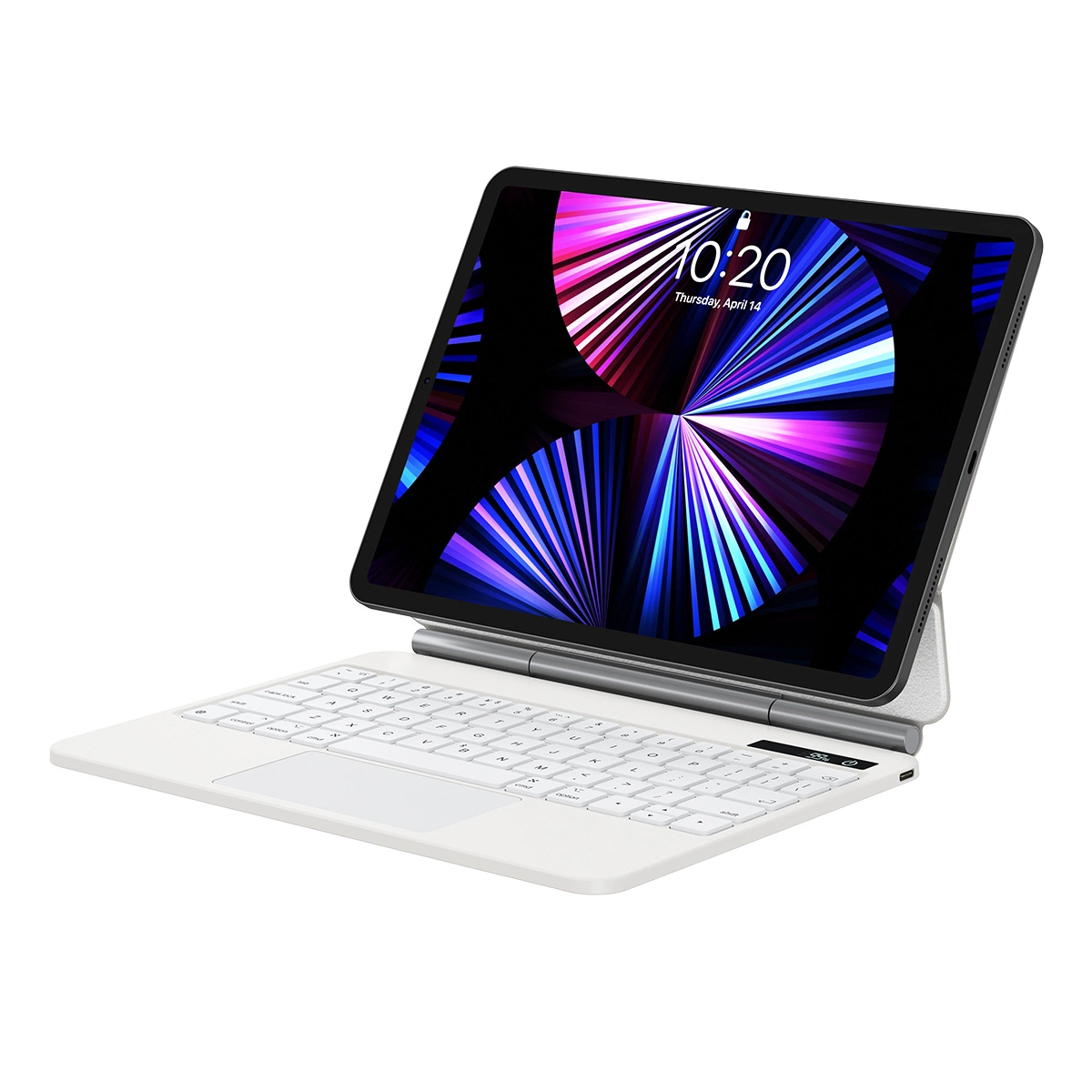 Magnetic case with keyboard for iPad Pro 12.9'' Baseus Brilliance - white