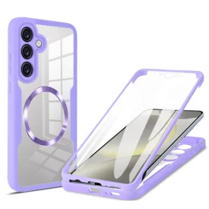 Techsuit - ColorVerse 360 MagSafe Series + Screen Protector - Samsung Galaxy S24 - Purple