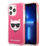 Etui Karl Lagerfeld Choupette Head na iPhone 13 Pro Max - fuksjowe