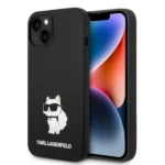 Karl Lagerfeld Silicone Choupette case for iPhone 14 Plus - black