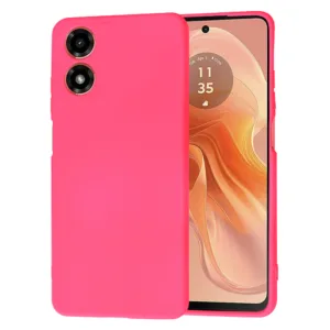 Techsuit - SoftFlex - Motorola Moto G04 / G04s / E14 - Hot Pink