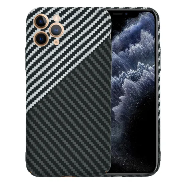 Techsuit - Carbonite FiberShell - iPhone 11 Pro - Stealth Gray