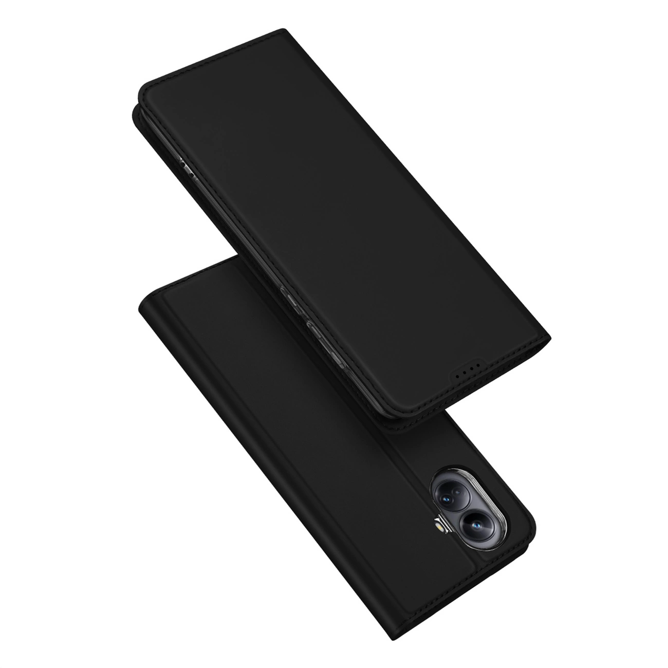 Dux Ducis Skin Pro case for Realme 10 Pro+ flip cover card wallet stand black