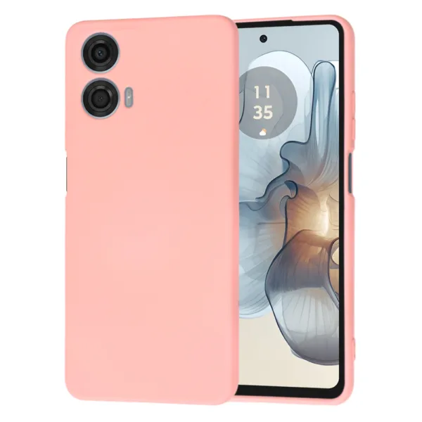 Techsuit - SoftFlex - Motorola Moto G24 Power - Chalk Pink