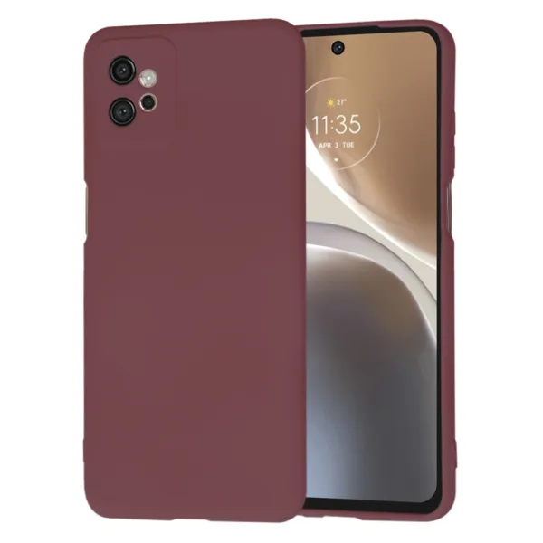 Techsuit - SoftFlex - Motorola Moto G32 - Plum Red