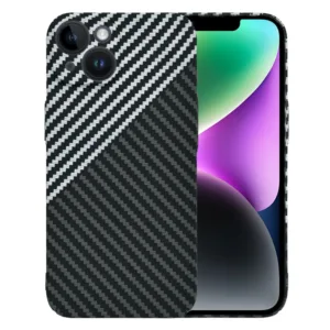 Techsuit - Carbonite FiberShell - iPhone 14 - Stealth Gray