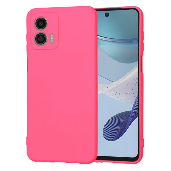 Techsuit - SoftFlex - Motorola Moto G53 - Hot Pink