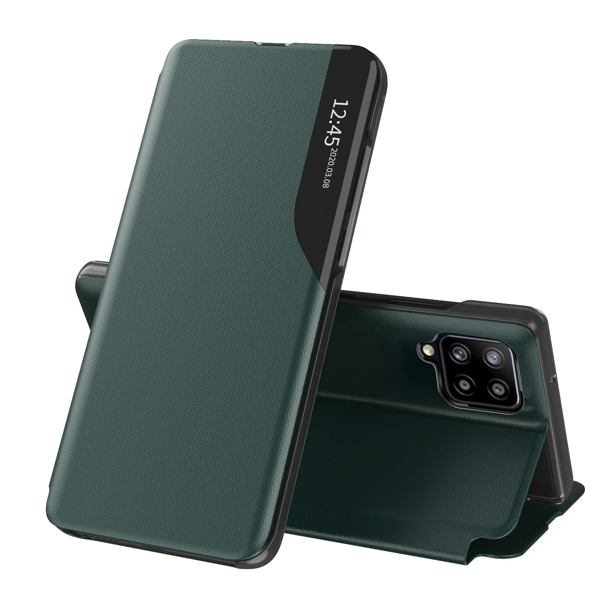 Techsuit - eFold Series - Samsung Galaxy A12 / A12 Nacho - Dark Green