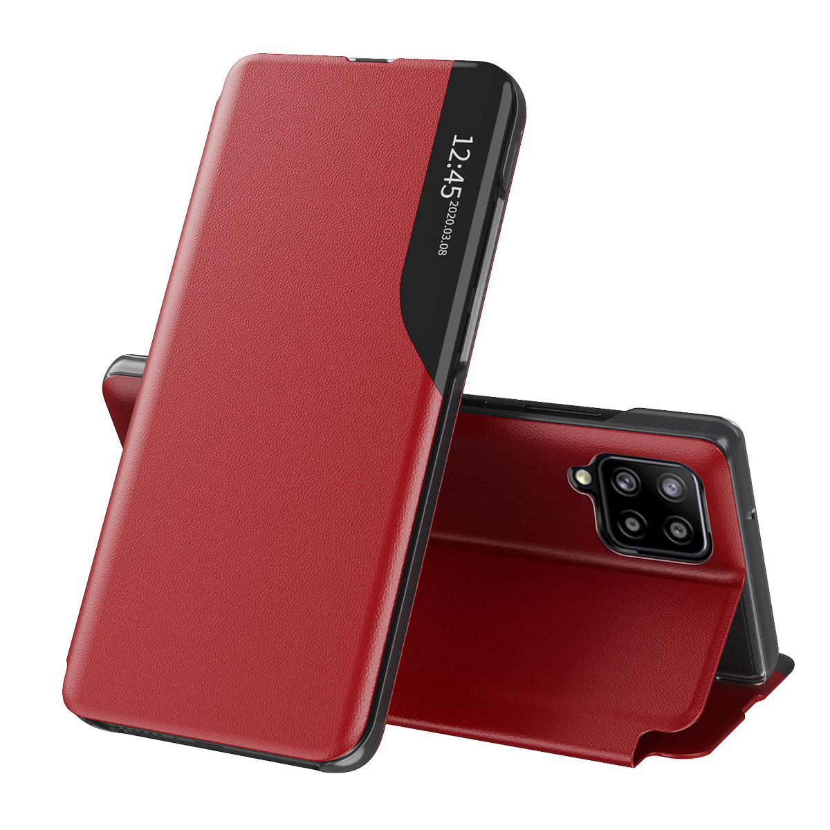 Techsuit - eFold Series - Samsung Galaxy A12 / A12 Nacho - Red