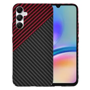 Techsuit - Carbonite FiberShell - Samsung Galaxy A05s - Red Vortex