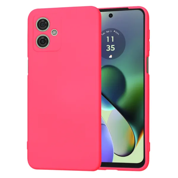 Techsuit - SoftFlex - Motorola Moto G54 Power Edition / G64  - Hot Pink