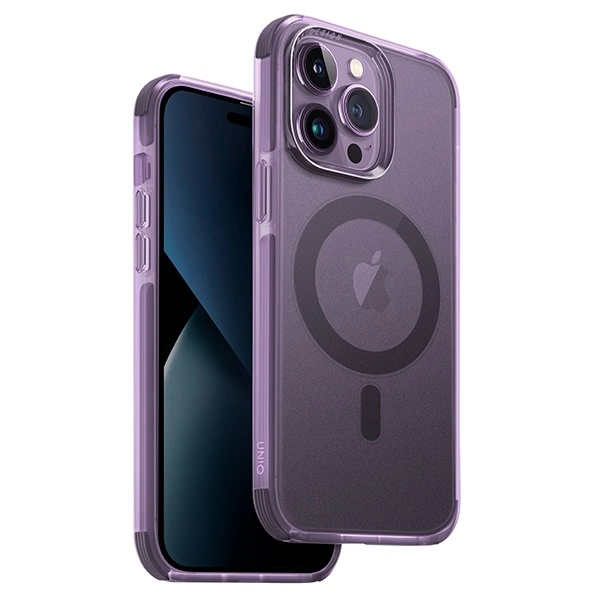 Uniq Combat Magclick Charging case for iPhone 14 Pro Max - purple