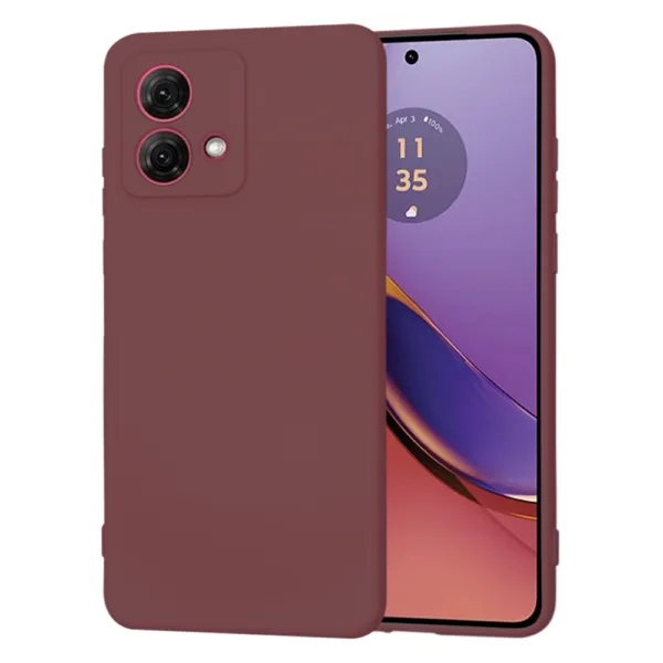 Techsuit - SoftFlex - Motorola Moto G84 - Plum Red