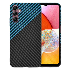 Techsuit - Carbonite FiberShell - Samsung Galaxy A14 4G / A14 5G - Blue Pulse