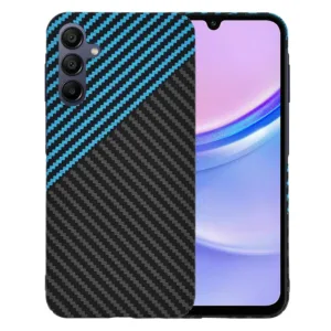 Techsuit - Carbonite FiberShell - Samsung Galaxy A15 4G / A15 5G - Blue Pulse