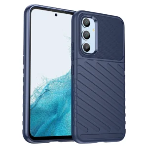 Thunder Case case for Samsung Galaxy A54 5G silicone armored cover blue