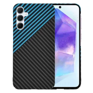 Techsuit - Carbonite FiberShell - Samsung Galaxy A55 5G - Blue Pulse