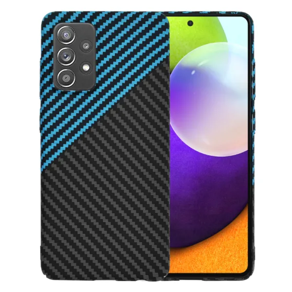 Techsuit - Carbonite FiberShell - Samsung Galaxy A52 4G / A52 5G / A52s 5G - Blue Pulse