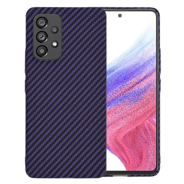 Techsuit - Carbonite FiberShell - Samsung Galaxy A53 5G - Purple