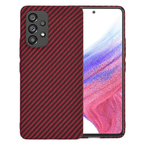 Techsuit - Carbonite FiberShell - Samsung Galaxy A53 5G - Red