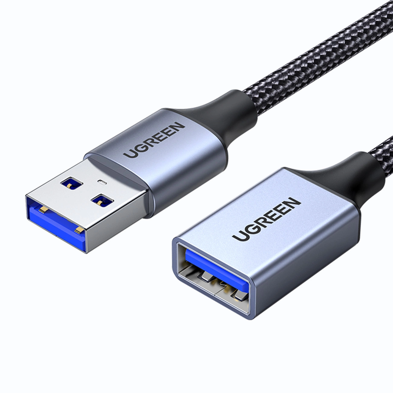 Ugreen extension cable adapter USB (male) - USB (female) 3.0 5Gb/s 1m gray (US115)