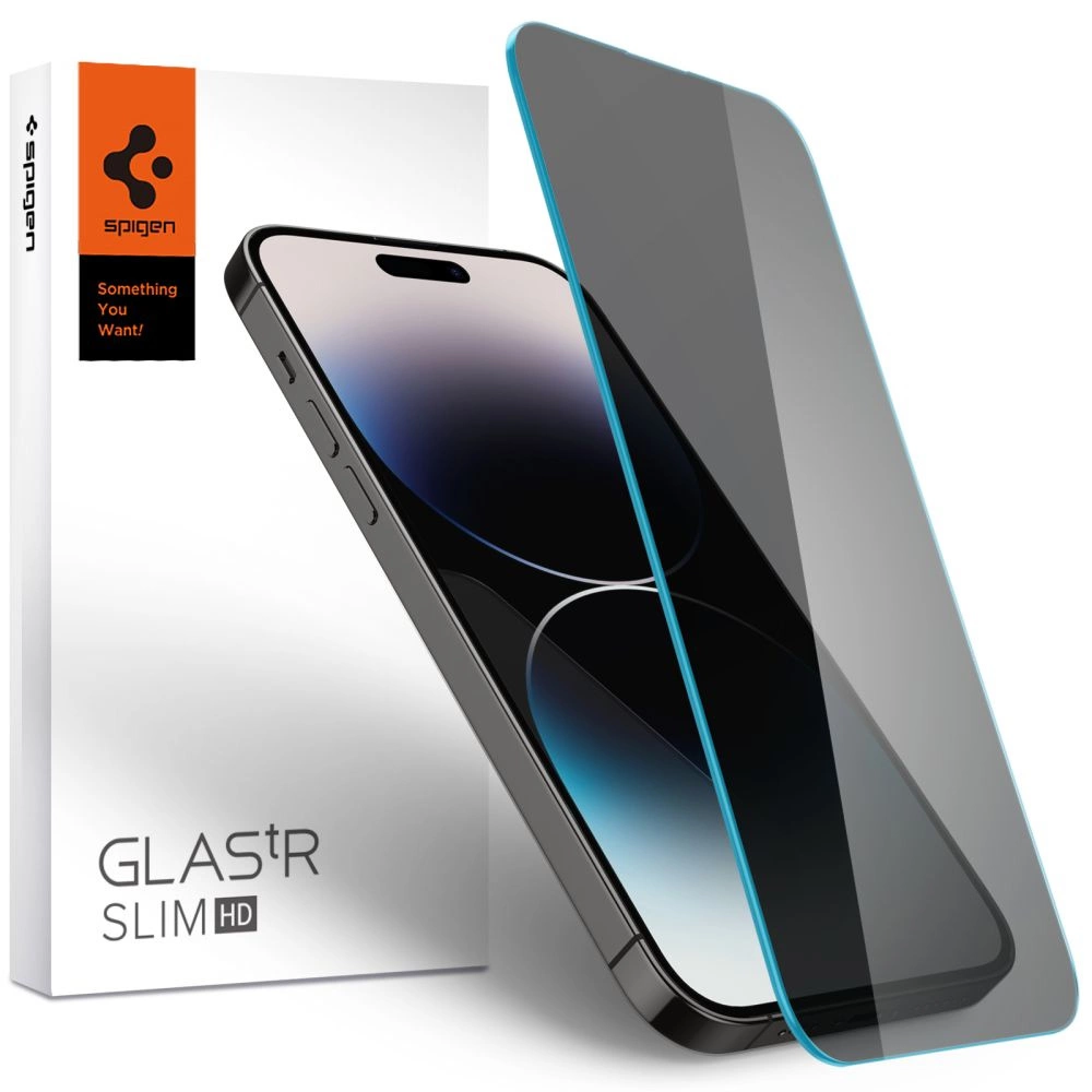 Spigen Glas.tR Slim Privacy Tempered Glass for iPhone 14 Pro Max