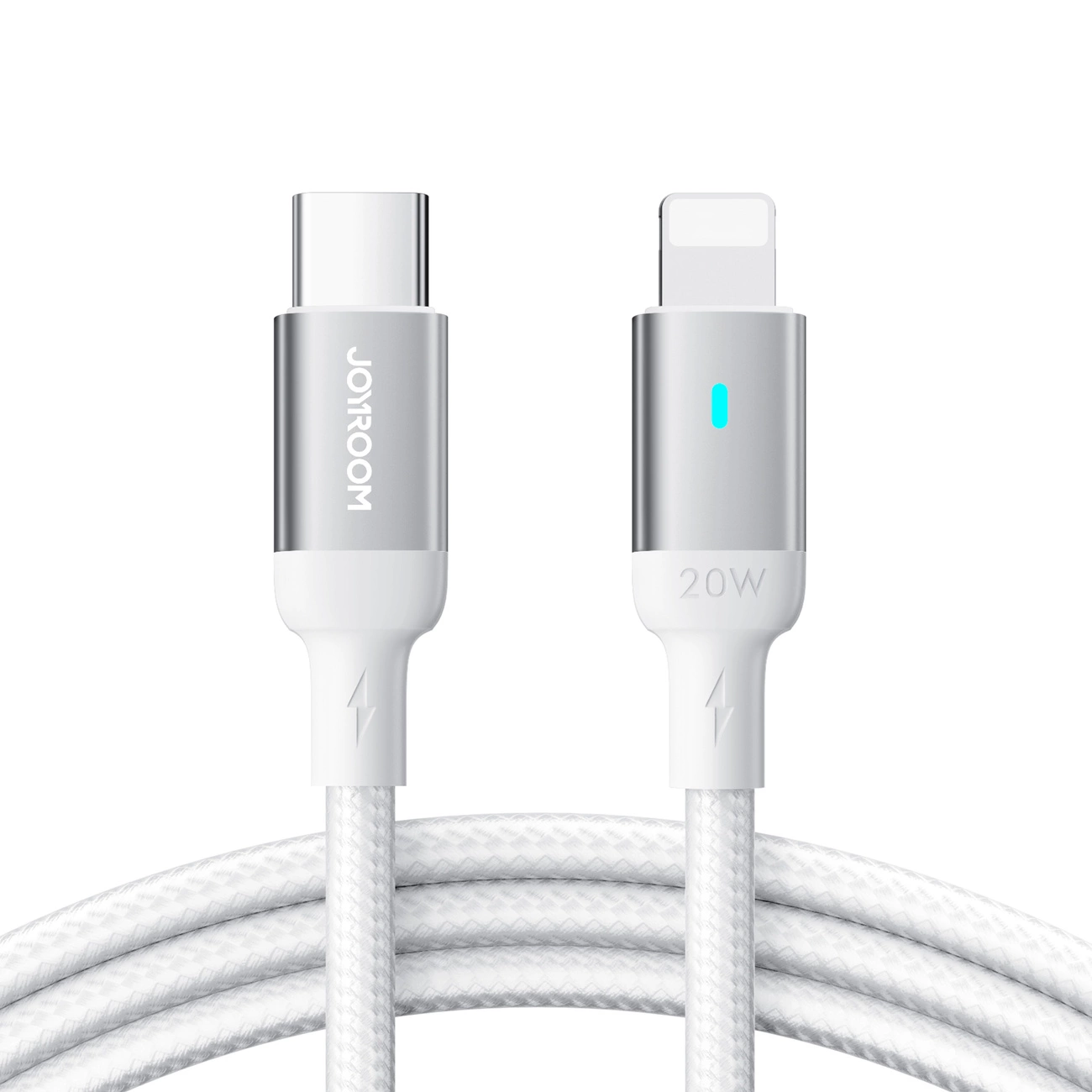 Joyroom Extraordinary Series A10 Lightning / USB-C PD 20W cable 2 m - white