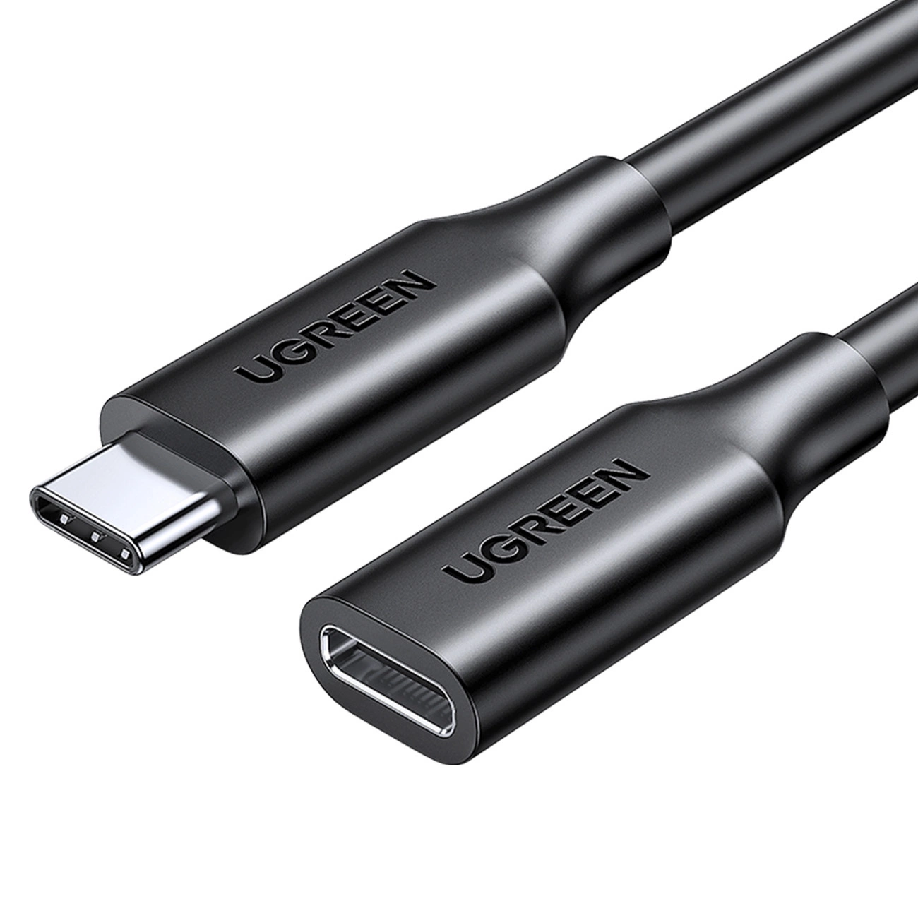 Ugreen 10387 USB-C - USB-C PD QC cable 4K 60Hz 100W 5A 10Gb/s 1m - black